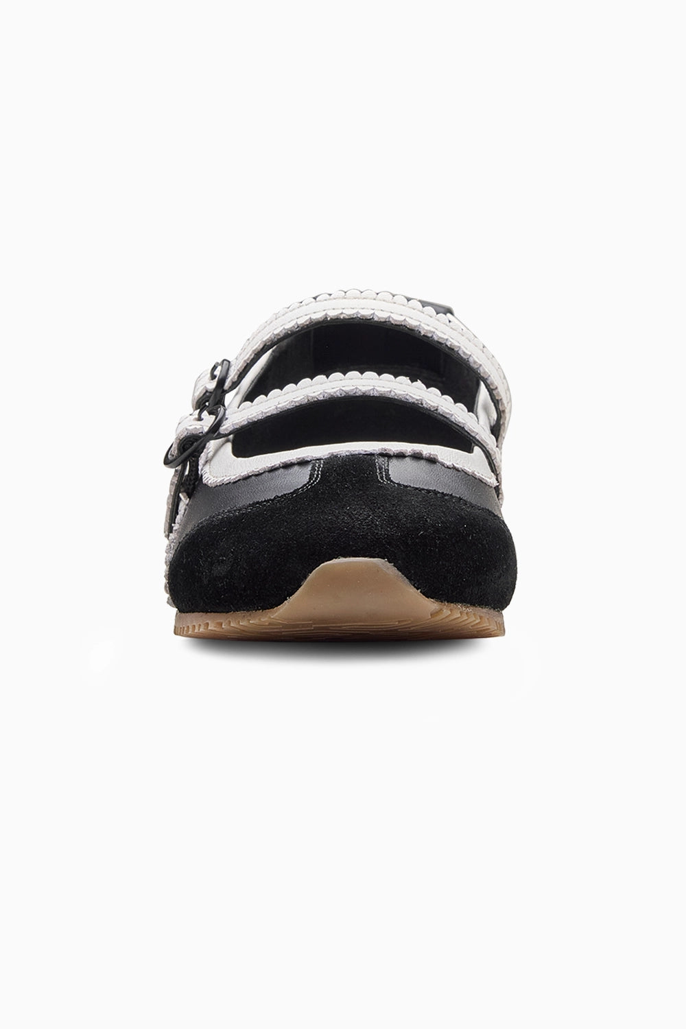 Bubble Black and White Flats