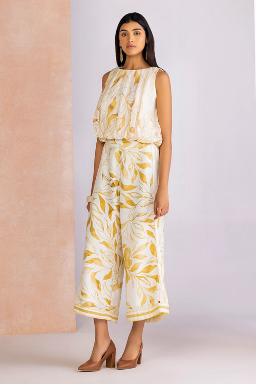 La Feuille Beige Burn Bubble Co-ord Set