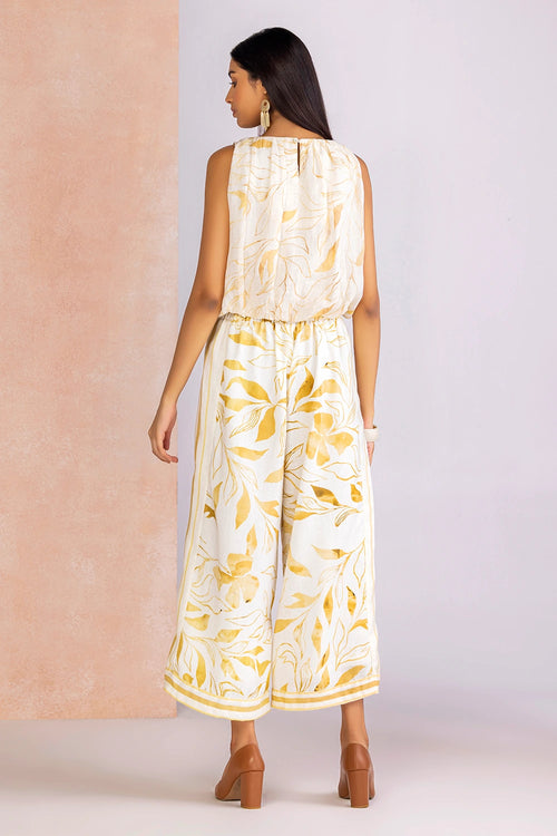 La Feuille Beige Burn Bubble Co-ord Set