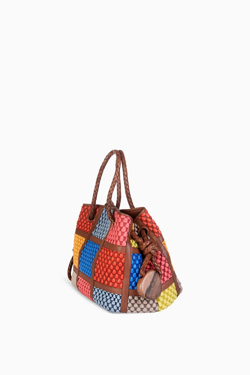Surprise Patchwork Bucket Bag