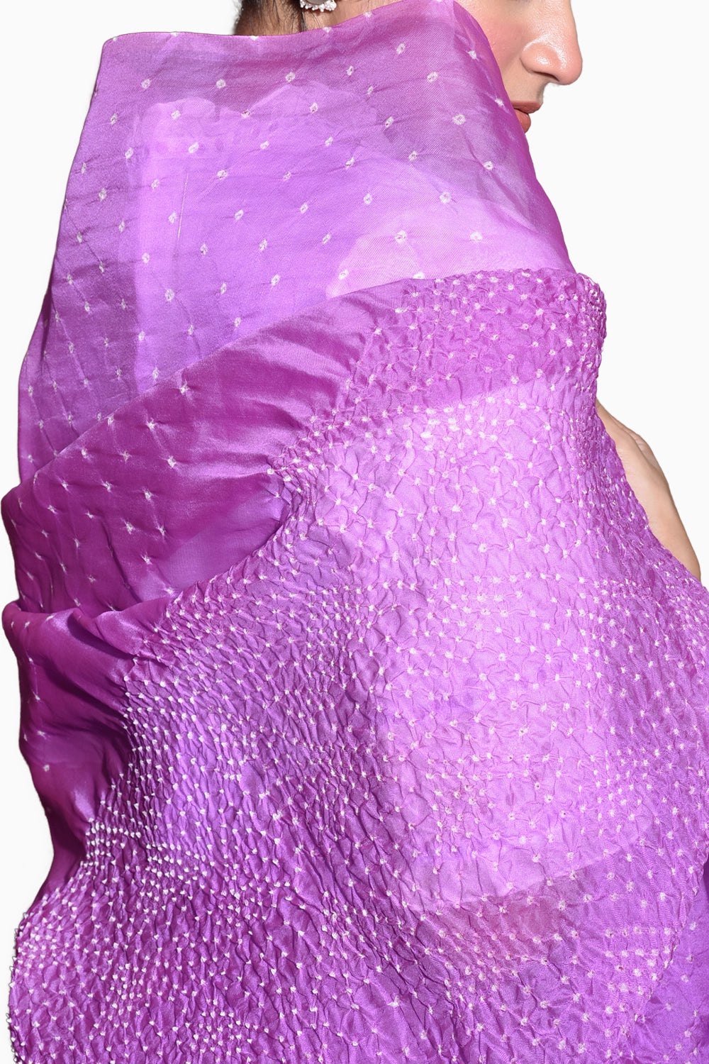 Lavender Chaand Saree