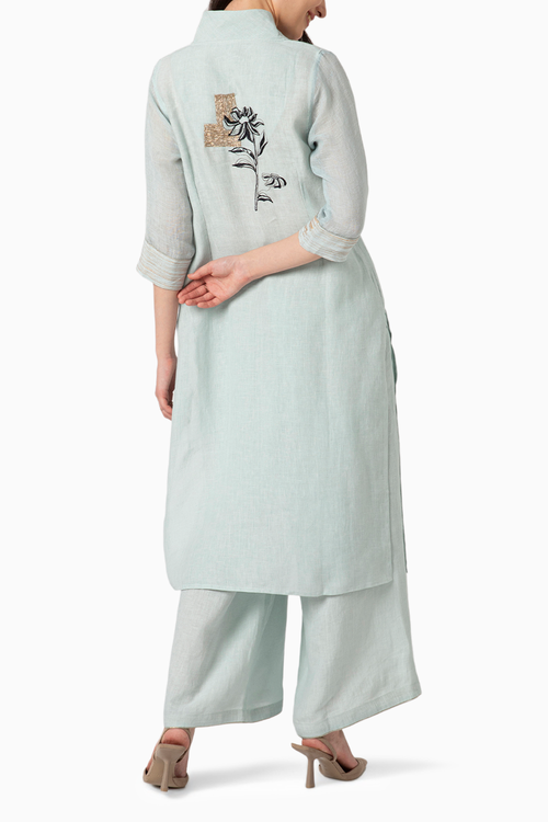 Beaten Metal Ice Kurta and Pant
