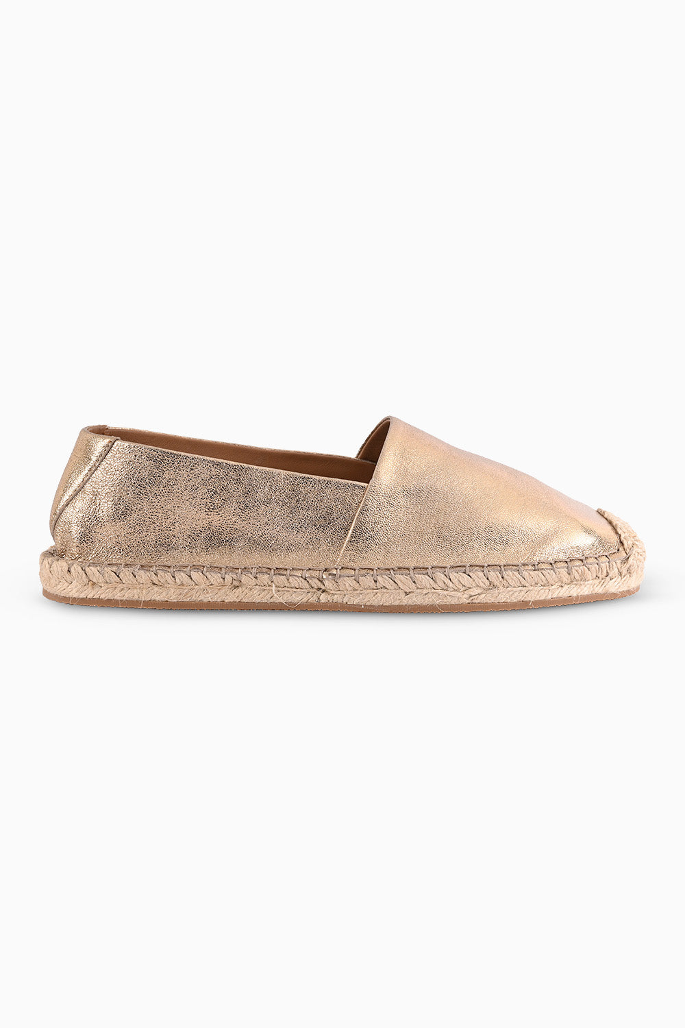 Beri Gold Slip-On Espadrilles