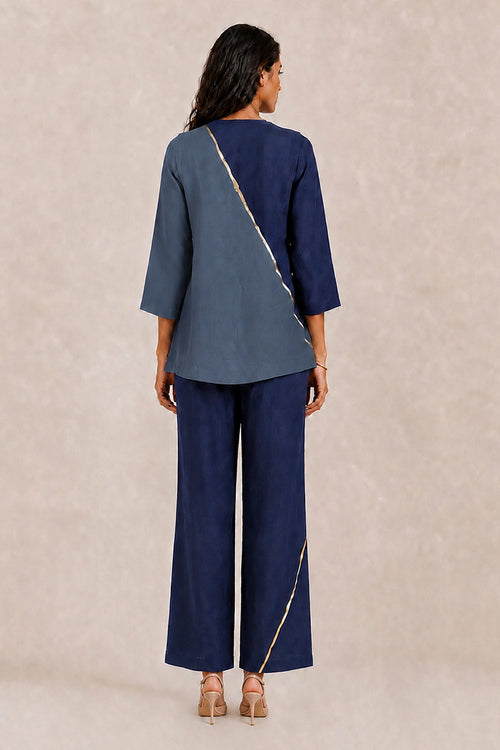 Nile Navy Between Shores Celine Co-ord Set