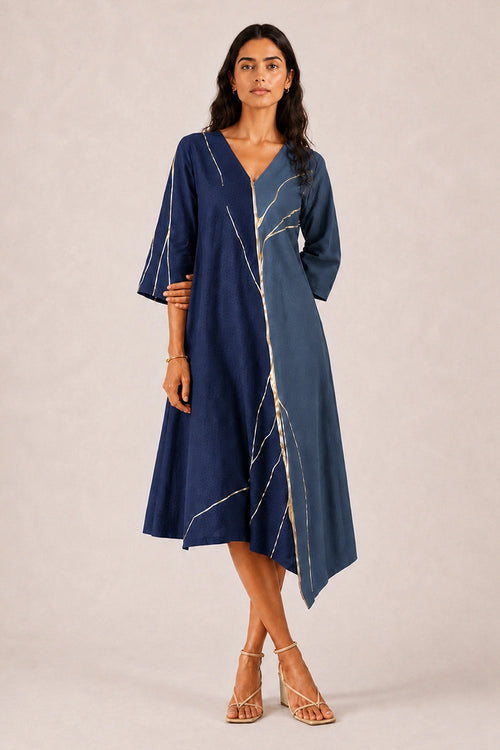 Nile Navy Between Shores Celine Dress