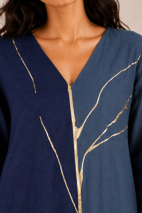 Nile Navy Between Shores Celine Dress