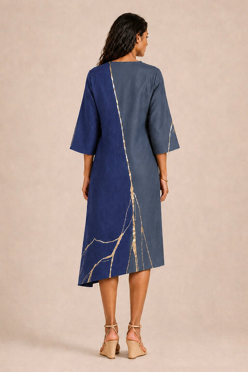 Nile Navy Between Shores Celine Dress