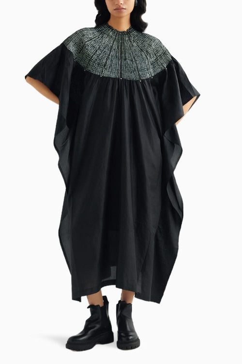Native Metal Black Kaftan