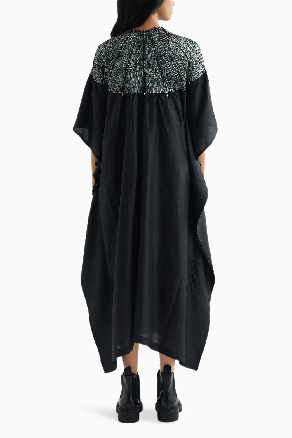 Native Metal Black Kaftan