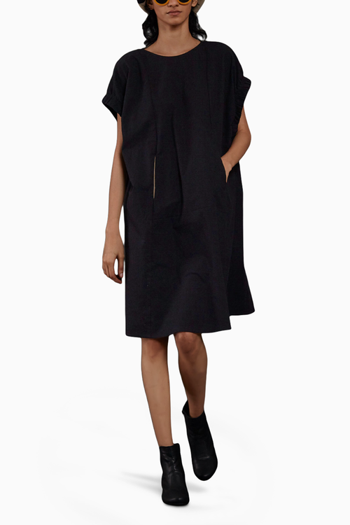 Black Pocket Dress