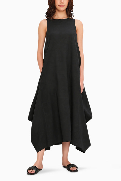Black Vari Cotton Dress