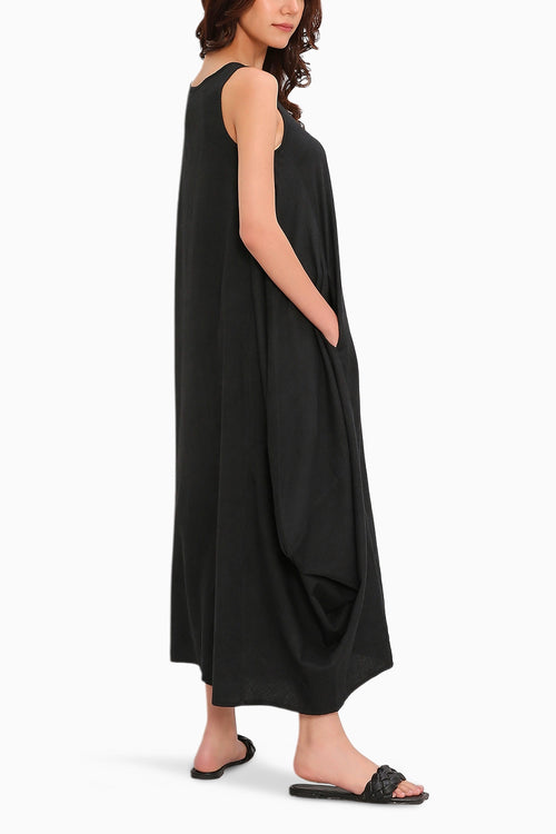 Black Vari Cotton Dress