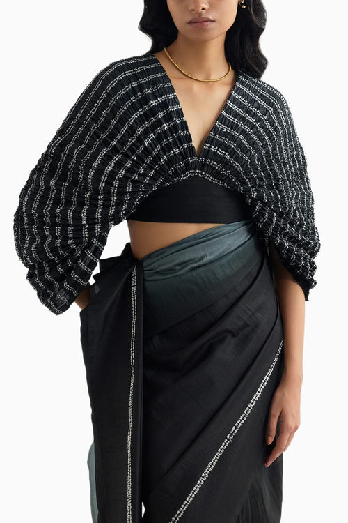 Black Ombre Noble Blouse