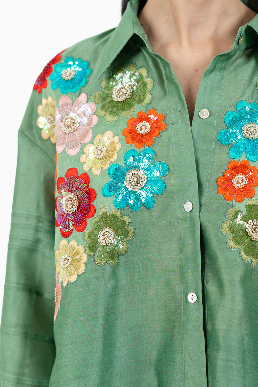 Green Bloom Shirt