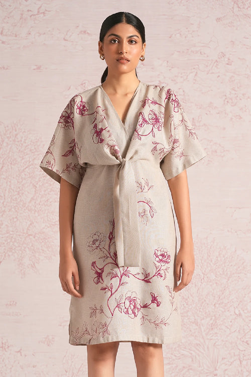 Bloomscape Natural Cinch Dress