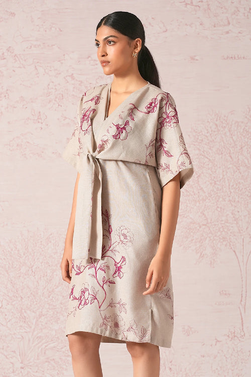 Bloomscape Natural Cinch Dress