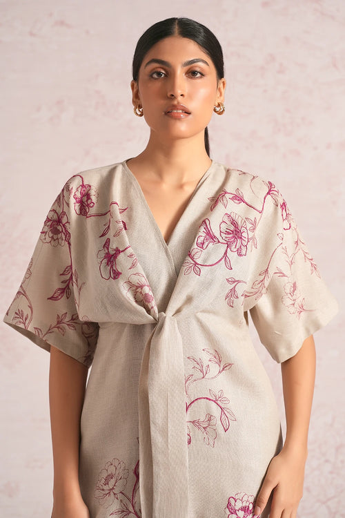 Bloomscape Natural Cinch Dress