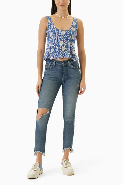 Blue Bundi Top