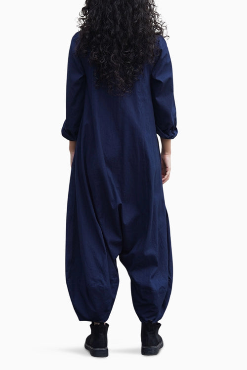 Blue Collar Sleeve Suga Jumpsuit