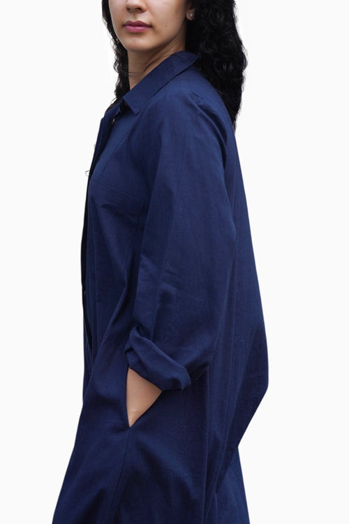 Blue Collar Sleeve Suga Jumpsuit