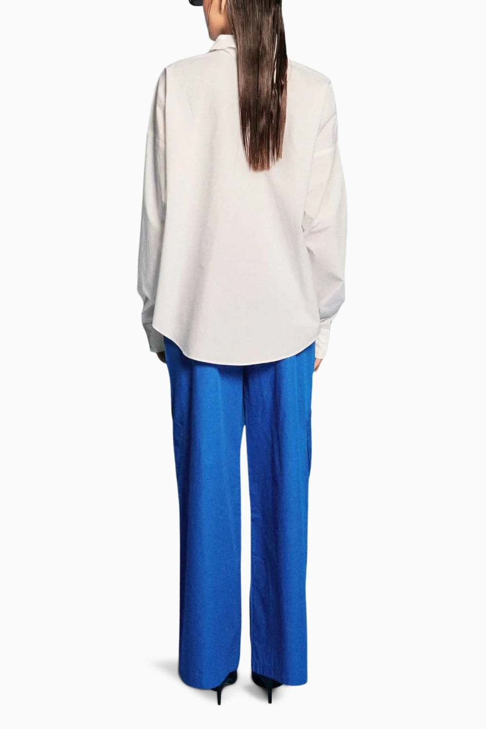 Blue Embellished Shirt With Pants