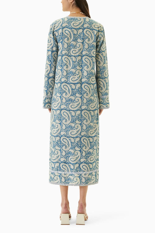 Blue Kashmir Dress