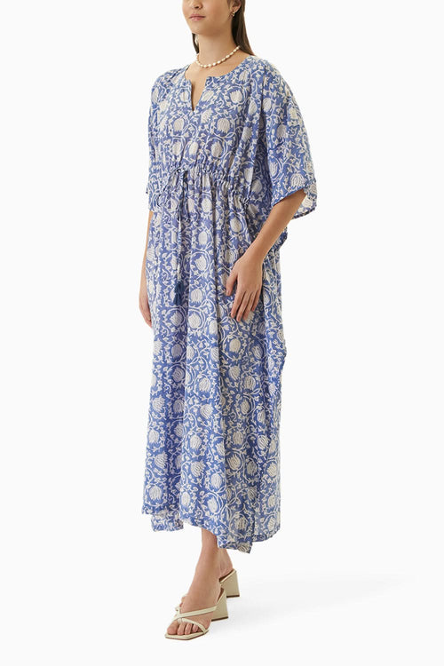 Blue Kochi Long Kaftan