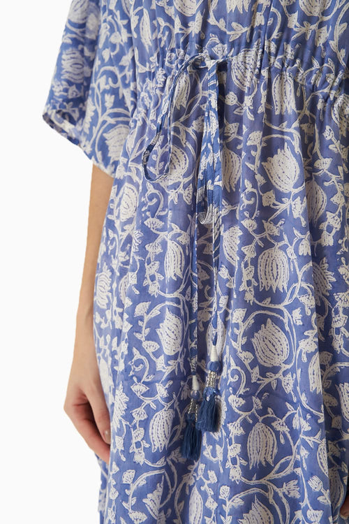Blue Kochi Long Kaftan