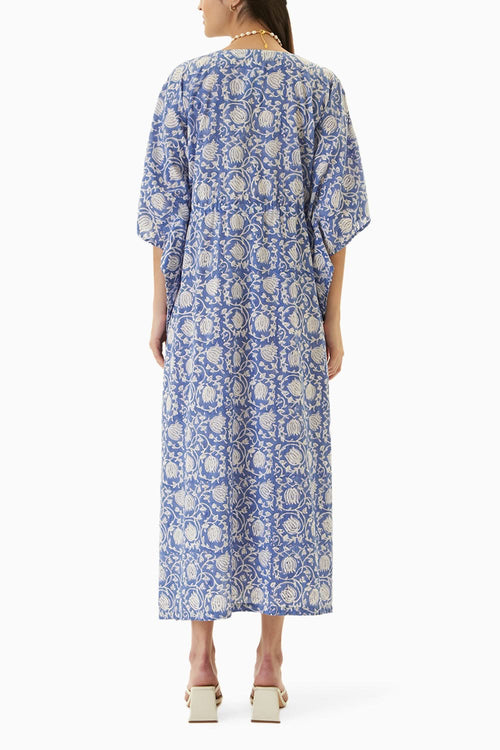 Blue Kochi Long Kaftan
