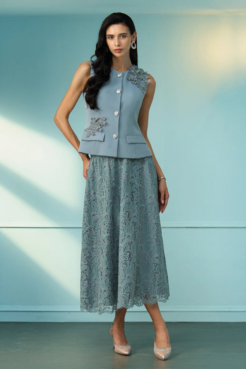 Blue Meadow Dusty Blue Co-ord Set