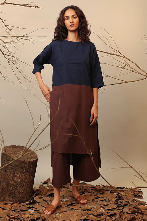 Blue & Brown Dual Ruka Set