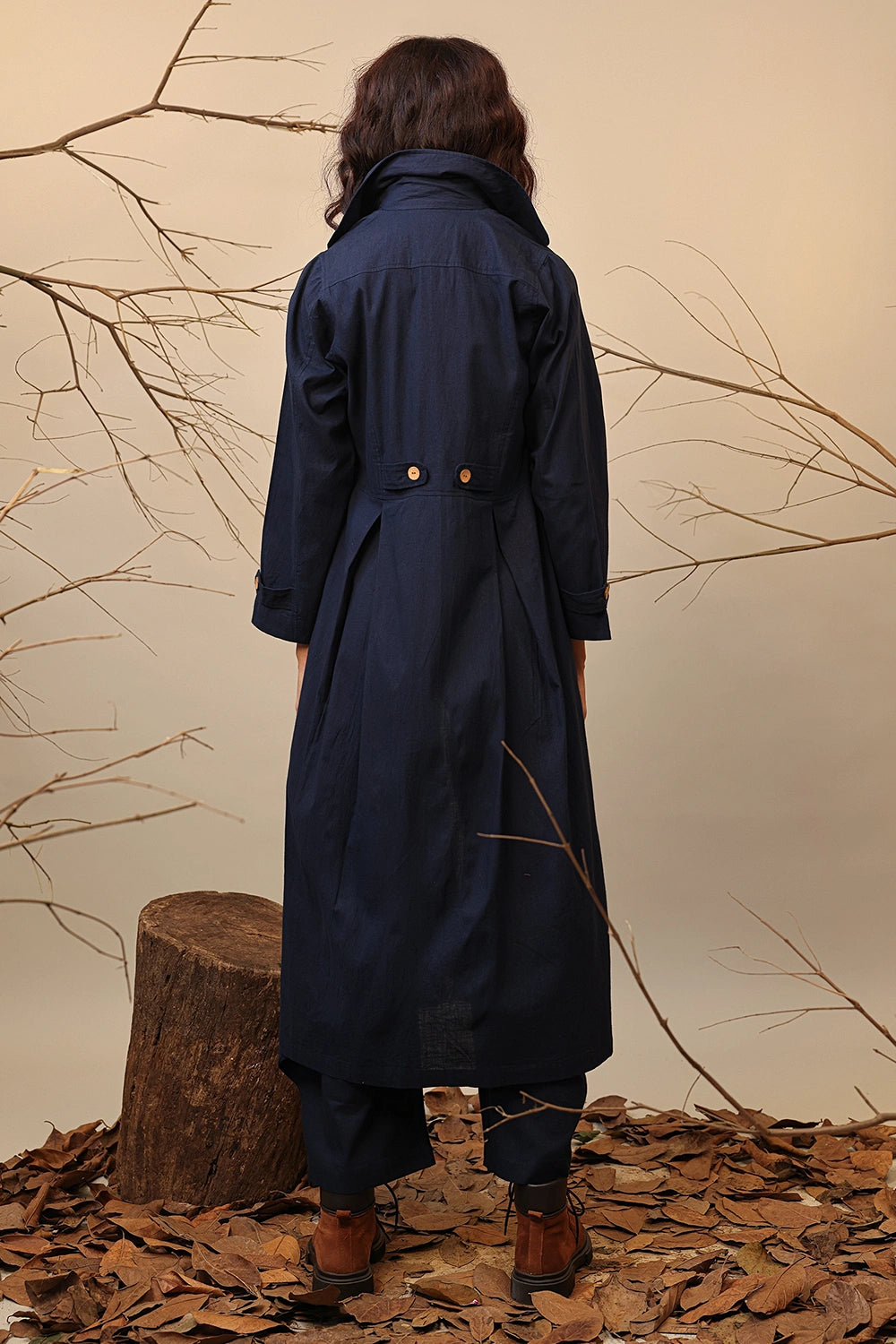 Blue Cali Trench Jacket