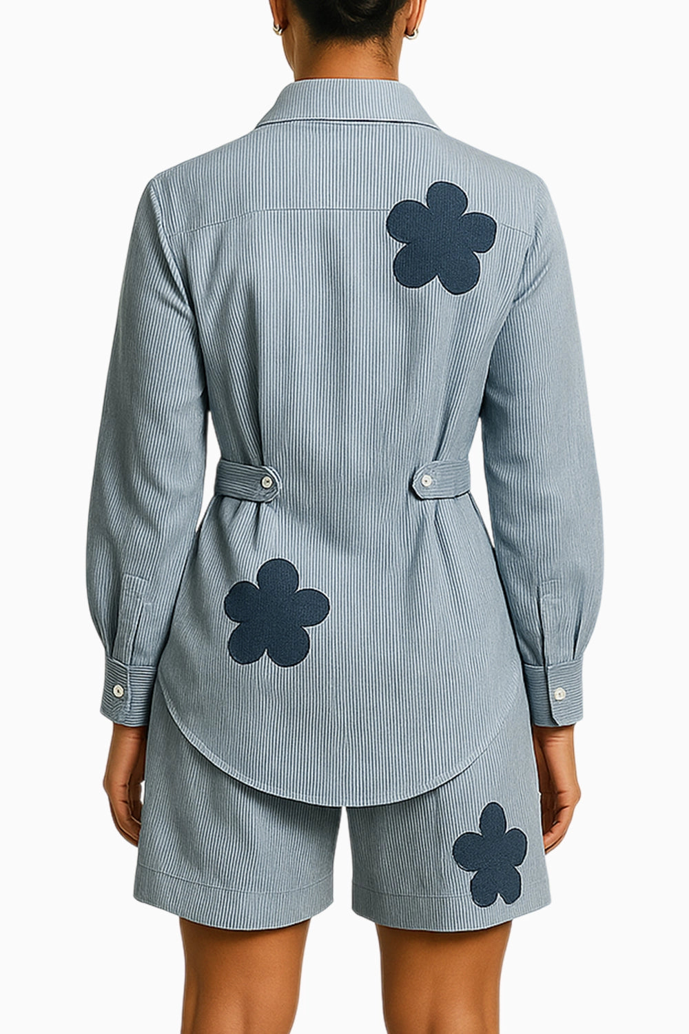Blue Pinstripe Shirt