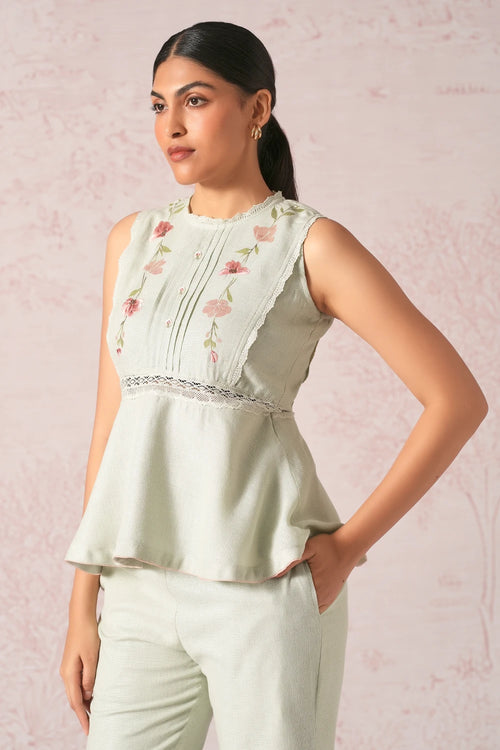Blush Vines Bonny Peplum Co-ord