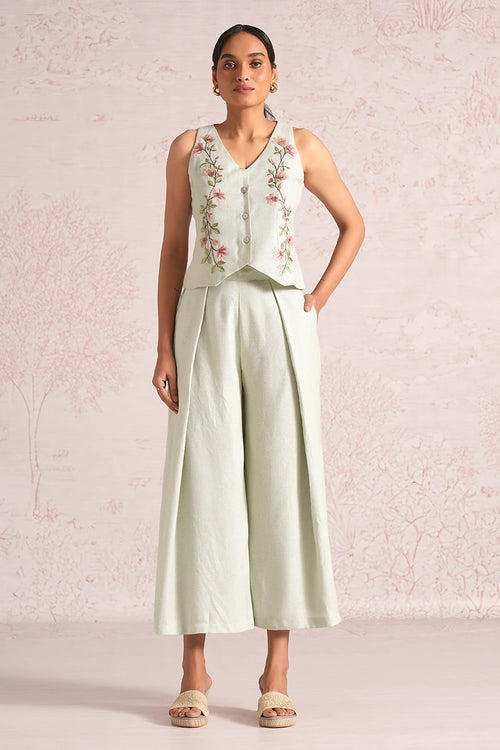 Blush Vines Bonny Waist Coat Co-ord Set