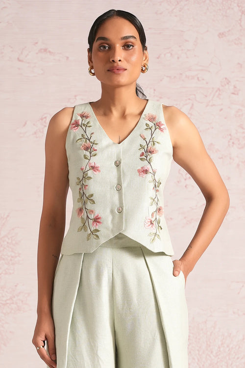 Blush Vines Bonny Waist Coat