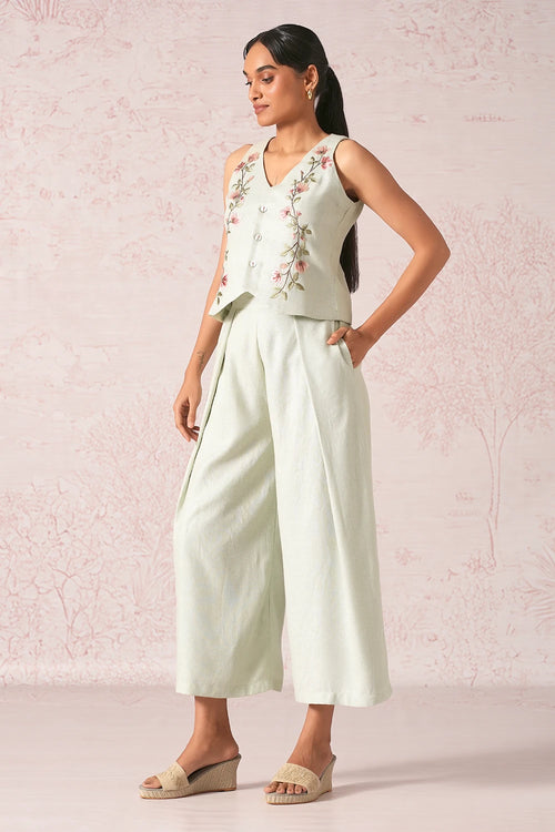 Blush Vines Bonny Waist Coat Co-ord Set