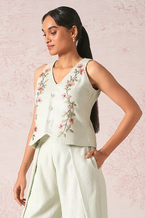 Blush Vines Bonny Waist Coat