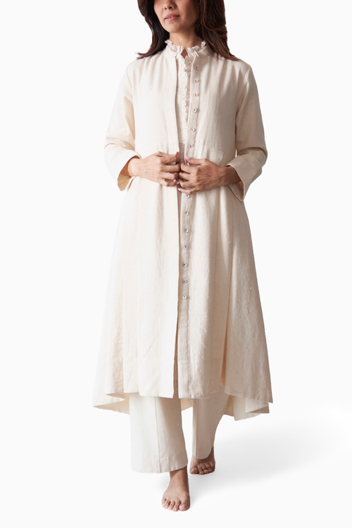 Kora Box Pleated Overlayer