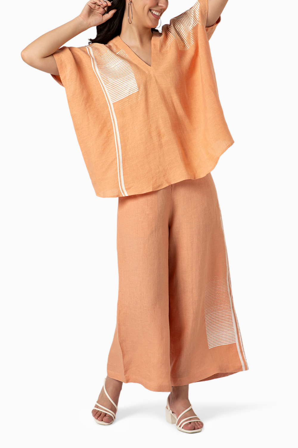 Brick by Brick Muskmelon Top and Pant