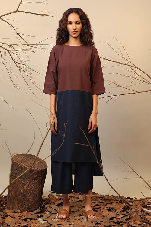 Brown & Blue Dual Ruka Set