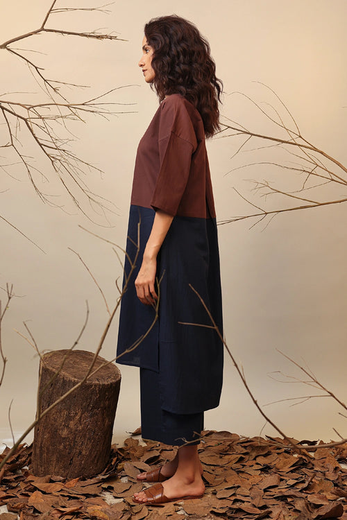 Brown & Blue Dual Ruka Set