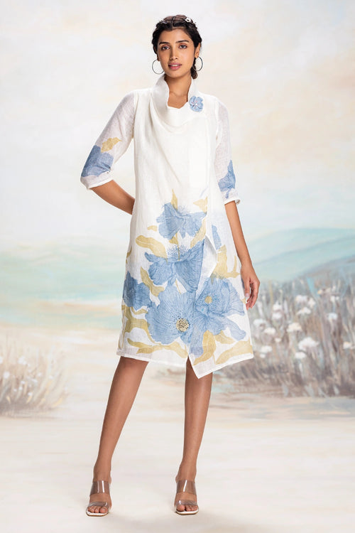 Bubble Flower Zoro Jacket Dress