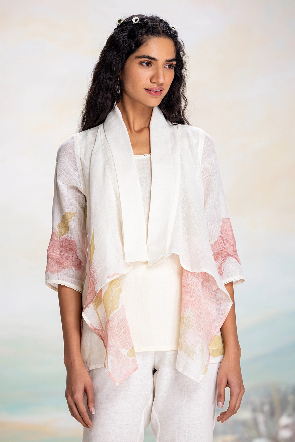 Pink Bubble Flower Zoro Jacket Co-Ord Set