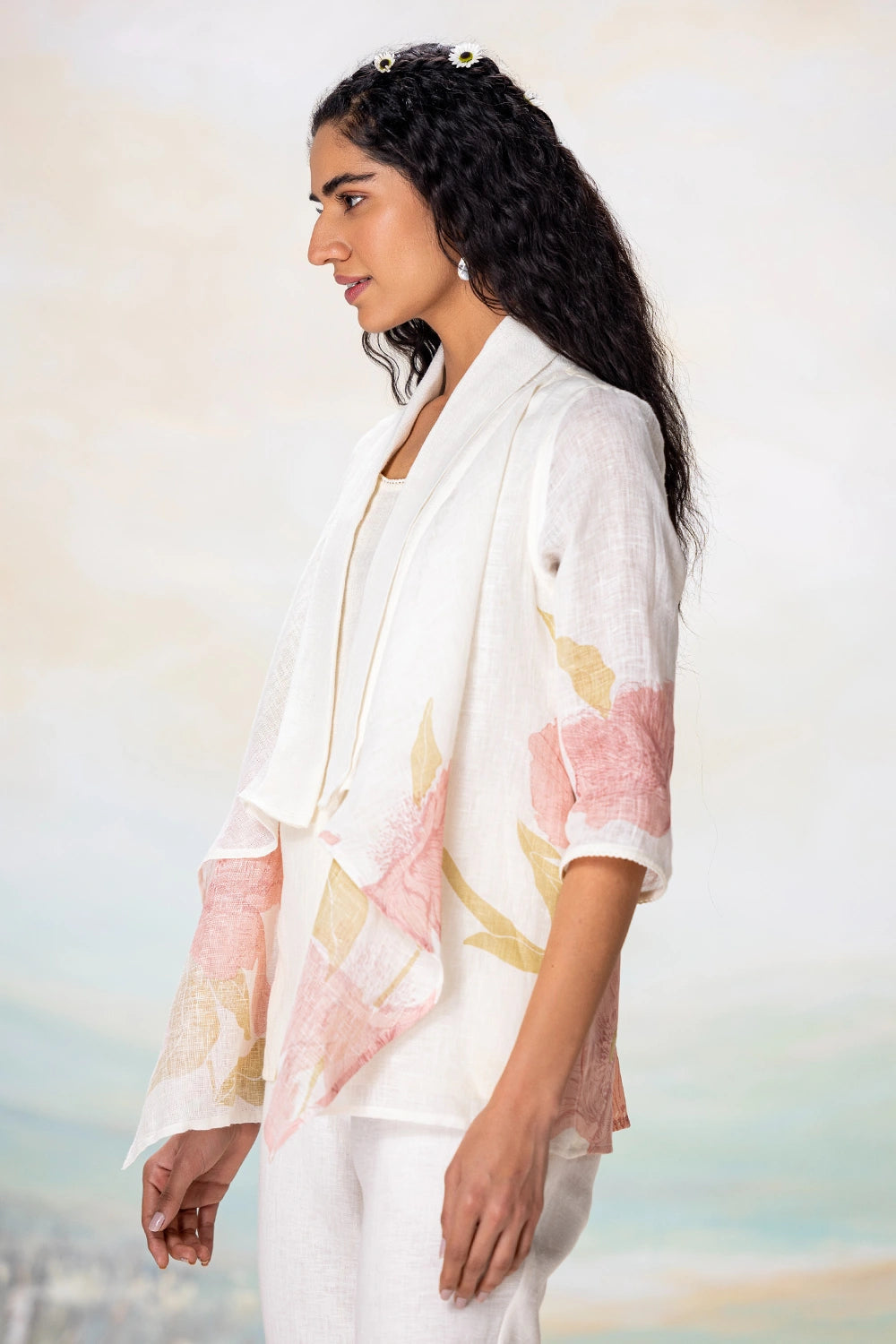 Pink Bubble Flower Zoro Jacket Co-Ord Set