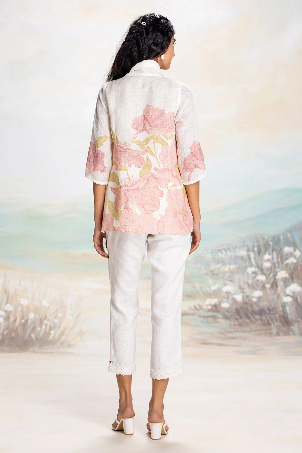 Pink Bubble Flower Zoro Jacket Co-Ord Set