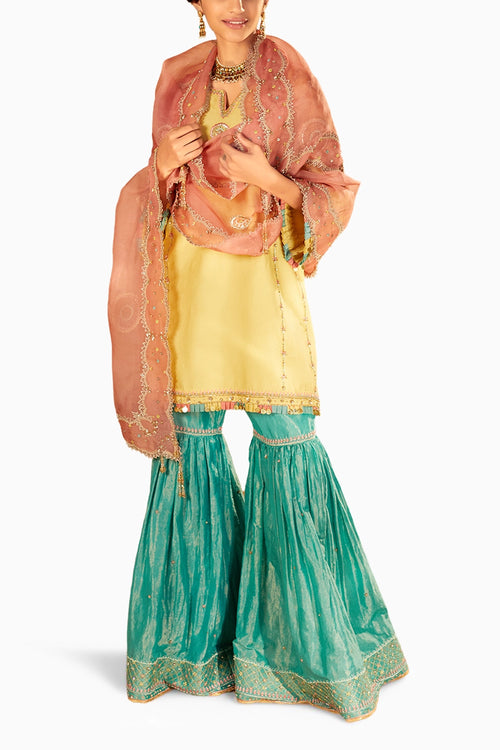 Asees Yellow Kurta Set