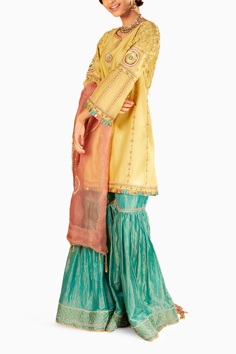 Asees Yellow Kurta Set