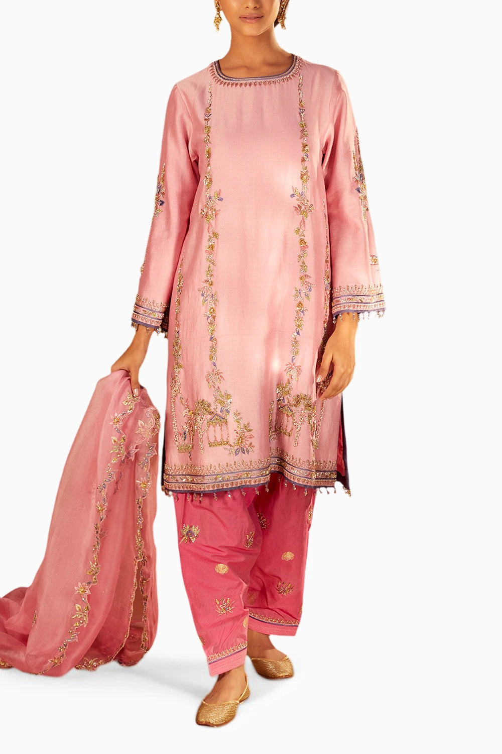 Meher Pink Kurta Set