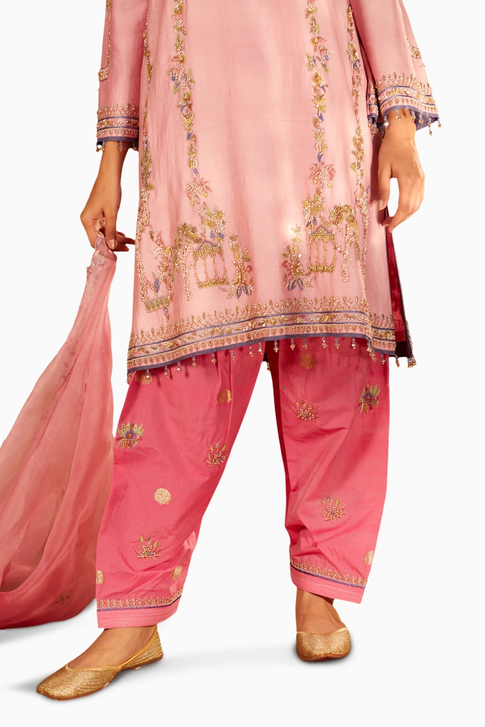 Meher Pink Kurta Set